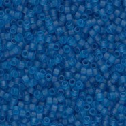Miyuki delica kralen 11/0 - Matted transparent capri blue DB-768